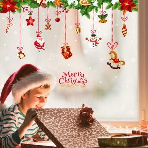 ウォールステッカー クリスマス おしゃれ クリスマスツリー ウィンドウ