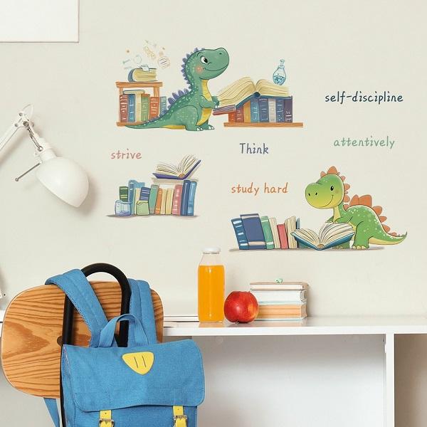 ウォールステッカー 動物 恐竜 子供部屋 こども 子ども 英語 文字 ステッカー トイレ はがせる ...