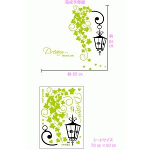 ウォールステッカー 北欧 おしゃれ アイビー ...の詳細画像3