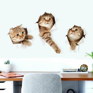 ウォールステッカー 猫 ねこ 黒猫 三毛猫 ネ...の詳細画像2