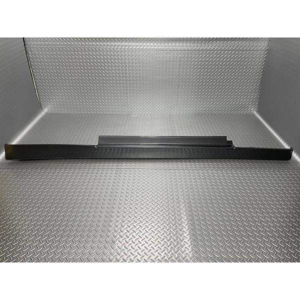 【中古】R35 GT-R 前期 純正右側サイドステップ 黒 ブラック カラーコード不明 76850-...