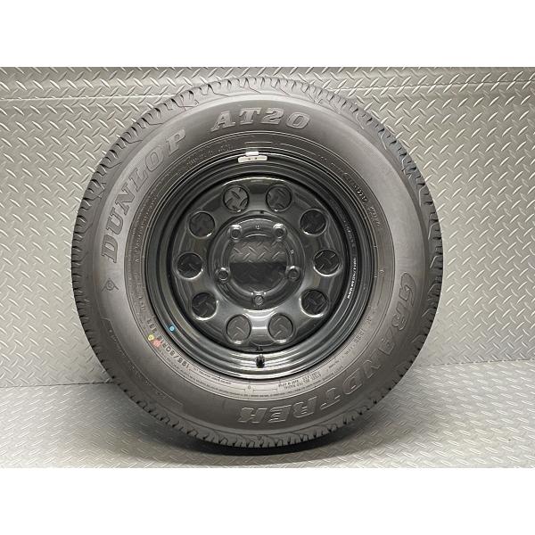 【新車外し1本】ジムニーシエラ純正 スペアタイヤ 15×5.5JJ+5 5穴139.7 ダンロップ ...