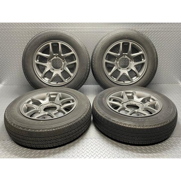 【新車外し】JB64W ジムニー 16インチ 5.5J+22 5穴139.7 純正 ホイール ブリヂ...