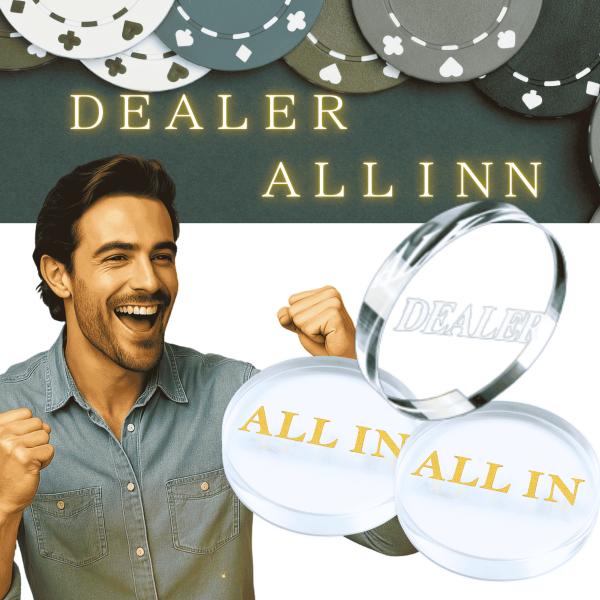 ポーカー オールイン ディーラーボタン テキサスホールデム ポーカーセット poker set ポー...