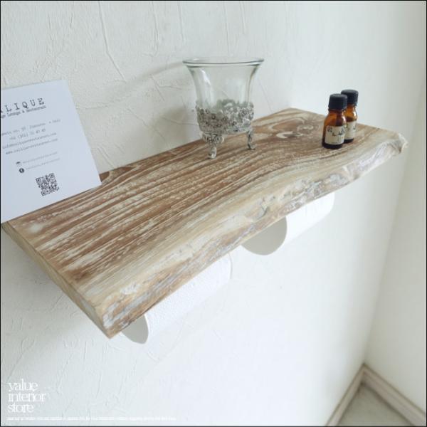 無垢材 チークトイレットペーパーホルダーWK/5 トレイペーパーホルダー シャビー 手作り 銘木 一...