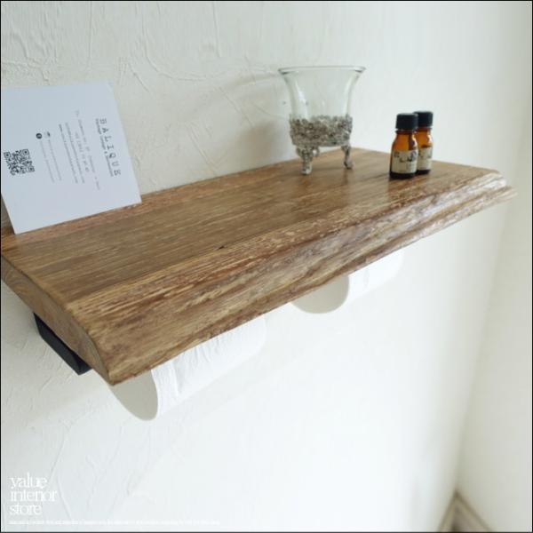 無垢材 オールドチークトイレットペーパーホルダーN トレイペーパーホルダー 古材 手作り 銘木 一点...