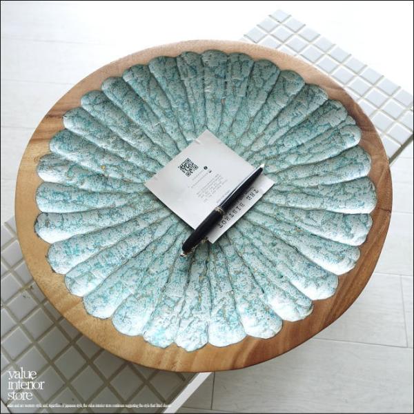 モンキーポッド総無垢材 デコレーショントレイF1 小物入れ 飾り皿 木製 菓子器 手作り エスニック...