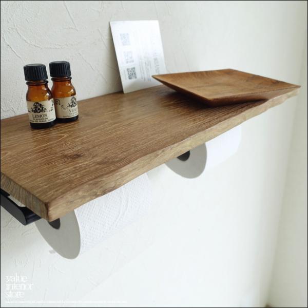 無垢材 オールドチークトイレットペーパーホルダーN/01 トレイペーパーホルダー 古材 手作り 銘木...