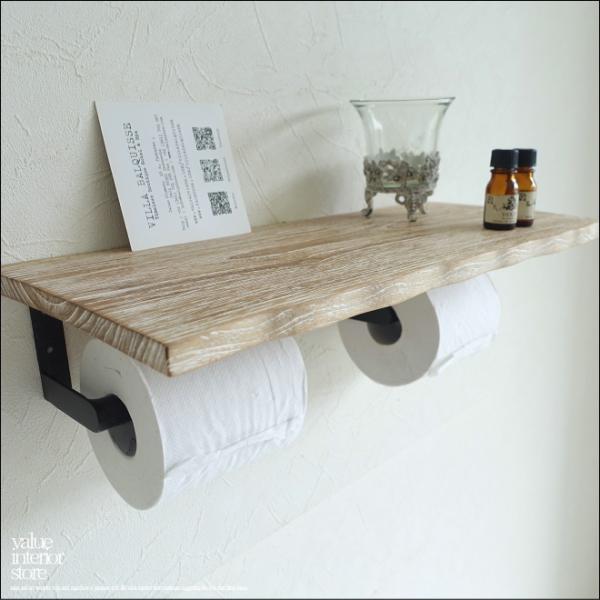 無垢材 オールドチークトイレットペーパーホルダーW/04 トレイペーパーホルダー 古材 手作り 銘木...