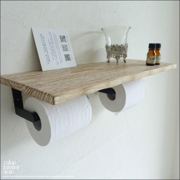 無垢材 オールドチークトイレットペーパーホルダーW/05 トレイペーパーホルダー 古材 手作り 銘木...