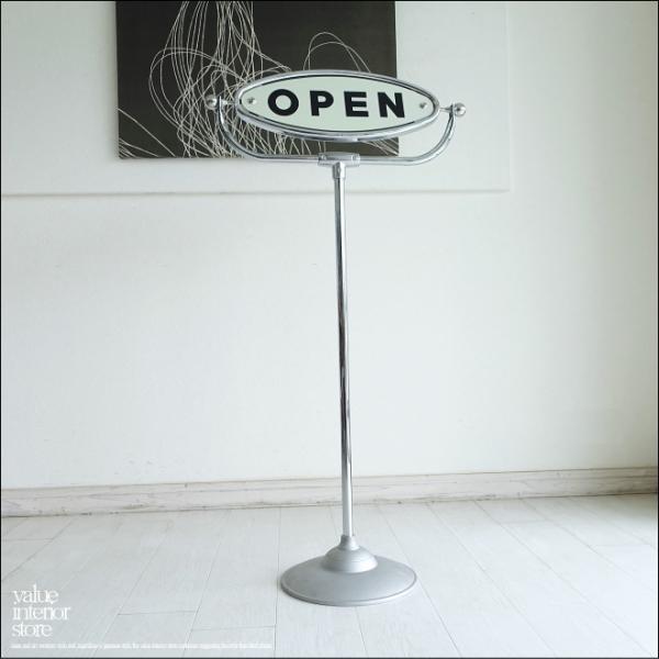 サインスタンドOPEN/CLOSED 看板 店舗什器 オープン / クローズ 店舗用品 カフェ看板 ...