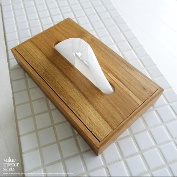 無垢材ティッシュケース/N 薄型 ティッシュボックス 木製ティッシュカバー コンパクトティッシュケー...
