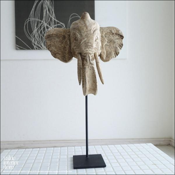 象のオブジェ ゾウ 置物 装飾 立体アート カフェ装飾 飾り デコレーション ぞう 置き物 象さん ...