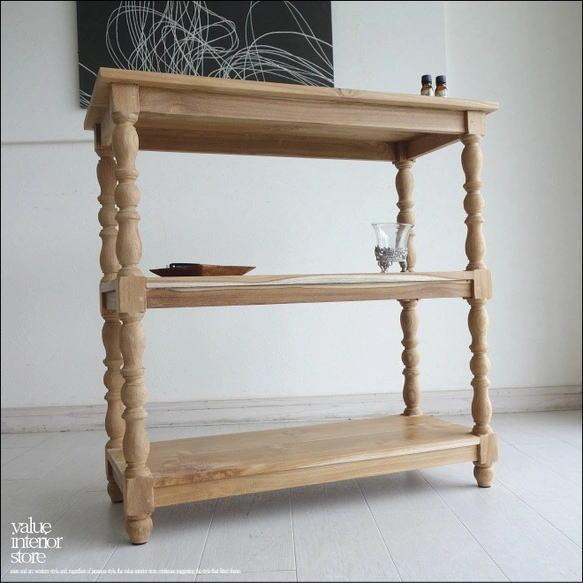 「Ｋ様　御予約商品 」チークシェルフ角N 書棚 本棚 収納棚 陳列棚 飾り棚 什器 無塗装 手作り ...