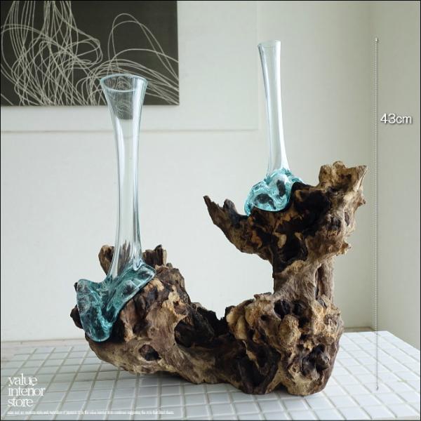 プリミティブベース/E 花瓶 一輪挿し フラワーベース プリミティブガラスベース 吹きガラス 手作り...