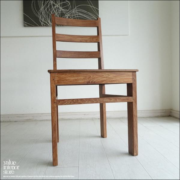 チーク無垢材 ヴィンテージチェアAig/N ダイニングチェア 椅子 イス ナチュラル 古材家具 再生...