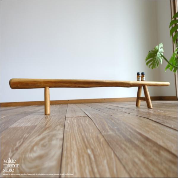 チーク無垢材 マルチラック100cm  飾り台 キッチンラック ディスプレイトレイ ロングトレイ 什...