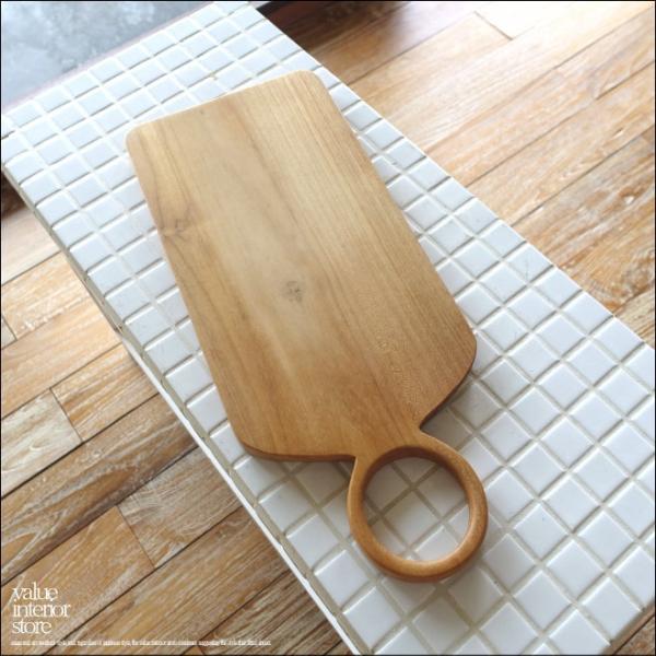 チーク無垢材 カッティングボード40N まな板 キッチン用品 一枚板 調理器具 天然木 ナチュラル ...