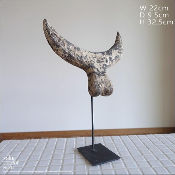 水牛オブジェ 置物 装飾 立体アート バッファロー カフェ装飾 飾り デコレーション 置き物 エスニ...