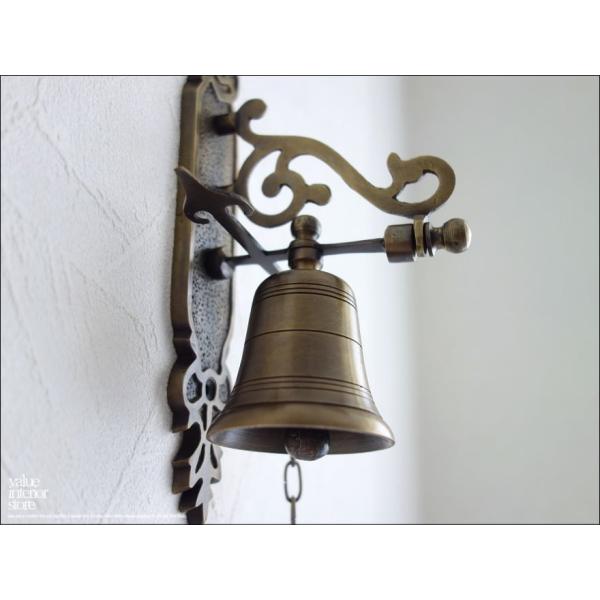 真鍮シングルベル 呼び鈴 ブラス レトロ調 壁掛 手作り ドアベル 真鍮製 ドアチャイム ハンドメイ...