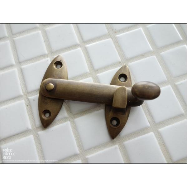 ブラスロックW036 真鍮ロック 鍵 カギ 扉錠 キーパーツ 錠前 扉止 留め金具 レトロ調 真鍮金...