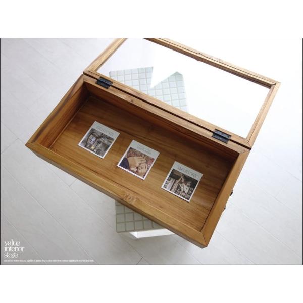 チーク総無垢材 コレクションケース60N ガラスケース 時計ケース 収納ショーケース 真鍮ハンドル ...