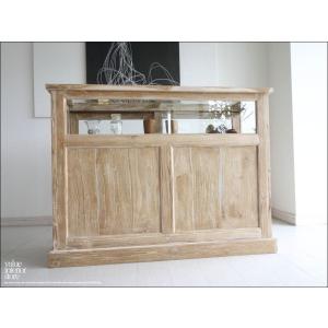 チーク総無垢 ガラスパンケース'80W ショーケース 陳列ケ−ス 飾り棚