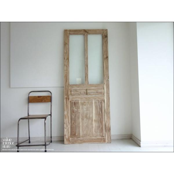 チーク材ドアLW 木製扉 玄関ドア 総無垢 建具 室内ドア 店舗 開き戸 カフェ扉 ガラス入り 木製...