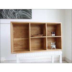 チーク総無垢 ショーケースカウンターQuese ガラスケース 飾り棚 店舗