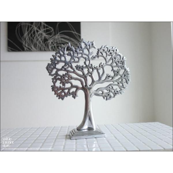 ステンレスTREE 置物 装飾 木の形のオブジェ カフェ装飾 飾り デコレーション ステンレス製 置...