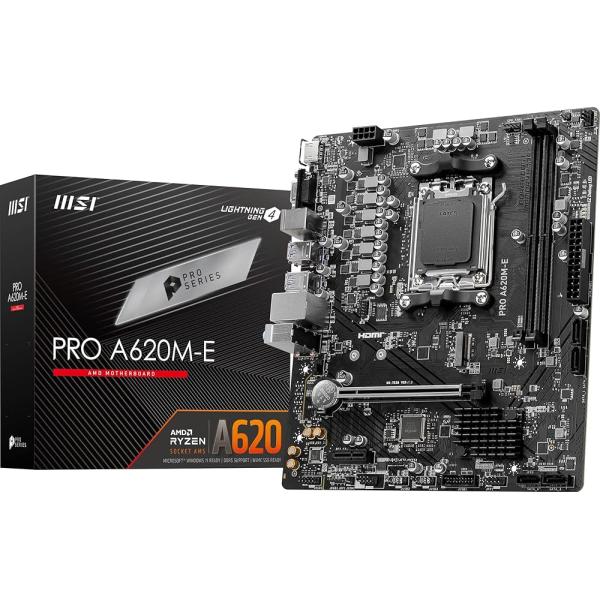 MSI マザーボードPRO A620M-E Ryzen 7000 シリーズ(AM5)対応A620チッ...