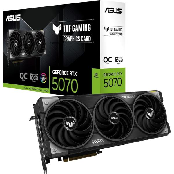 5070 搭載 ビデオカード PCIe 5.0 12GB GDDR7 OC Edition TUF-...