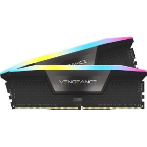 CORSAIR VENGEANCE RGB DDR5 メモリ 64GB（32GB×2）最大6000M...