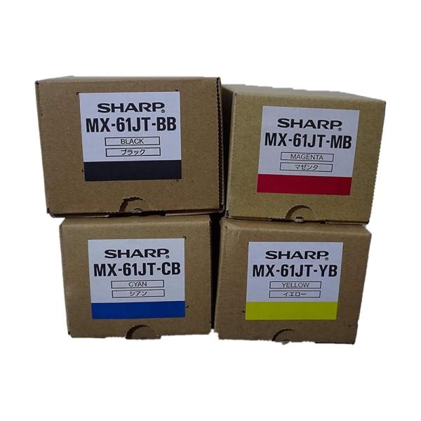 シャープ MX-61JT-BB/CB/MB/YB 4色セット 純正品