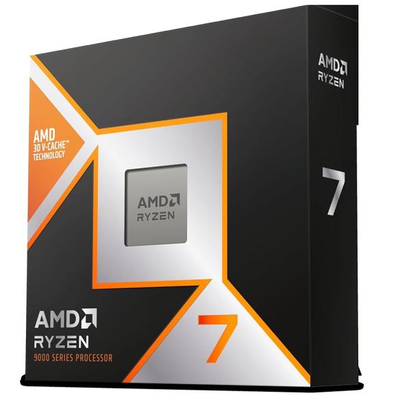 AMD RYZEN 7 9800X3D 8コア、16スレッドデスクトッププロセッサ。