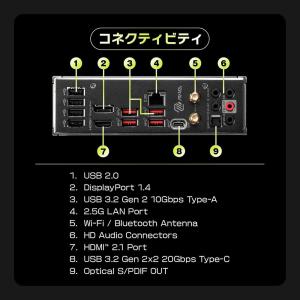 MSI MAG B760 TOMAHAWK W...の詳細画像4