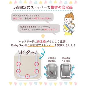 BabyGoo ベッドガード クッション 赤ち...の詳細画像3