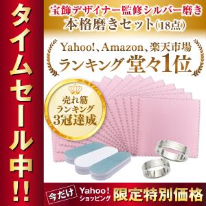 fungoo シルバー磨き【宝飾デザイナー監修】 布 クロス 金属磨き 万能3種18点セット 銀磨き シルバークロス プロ仕様 オールインワンキット｜バリュープライス