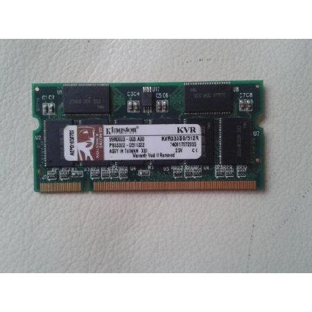 Kingston ValueRAM 512MB 333MHz PC2700 DDR Notebook...