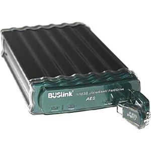 Buslink Ciphershield暗号化外付けドライブハードドライブ6 TB USB 3.0 / eSATA300、ブラック/グリーン（CSE-6T-SU3）｜valueselection2