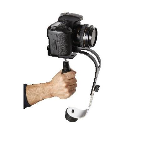 公式のROXANT Pro (ミッドナイトブラック限定版薄型ハンドル)ビデオカメラスタビライザー、G...