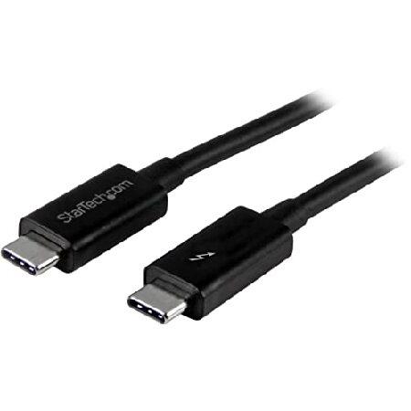 StarTech.com Thunderbolt 3 (20Gbps) USB-C ケーブル 1m ...