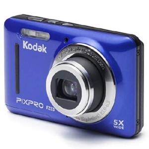 Kodak FZ53-BL Point and Shoot Digital Camera with 2.7 LCD, Blue by Kodak｜valueselection2