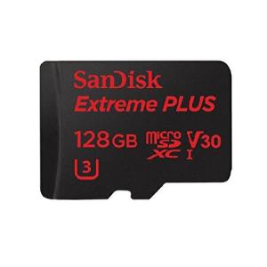 SanDisk Click to open expanded view Extreme PLUS Micro SDXC UHS-1 Card, Black, with Adapter (SDSQXWG-128G-GN6MAMA) by SanDisk