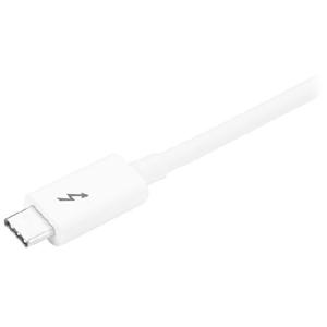 StarTech.com Thunderbolt 3 ケーブル 20Gbps 1m ホワイト USB Type-C/DisplayPort互換 TBLT3MM1MW｜valueselection2