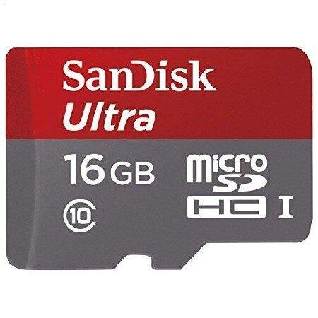SanDisk MicroSDHC Card with Adapter 16GB SDSDQ-O16...