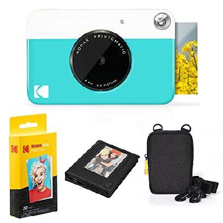 Kodak Printomatic Instant Camera Bundle (Blue) Zin...