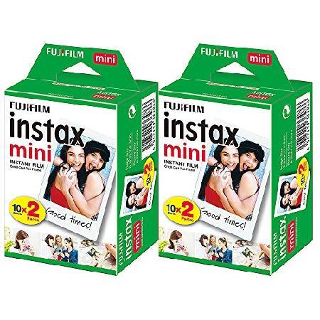 富士フイルム Instax Mini インスタントフィルム - 40枚 (フィルムシート20枚入り2...