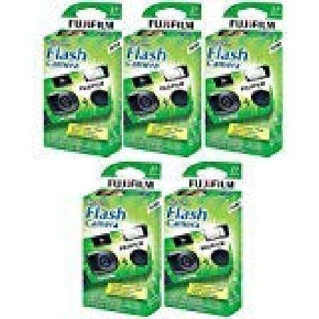 富士フイルム QuickSnap Flash 400 使い捨て35mmカメラ。 5 Boxes (2...