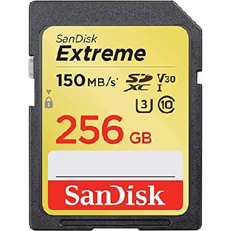 SanDisk 256GB Extreme UHS-I SDXC SDSDXV5-256G サンディ...